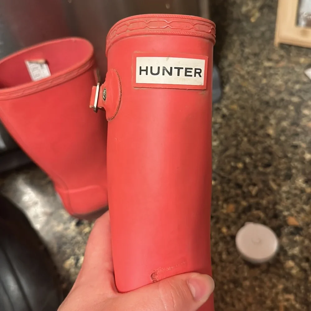 Hunter girls rain boots